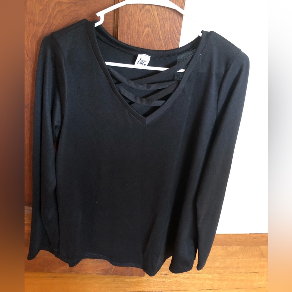EUC Sew In Love Long sleeve shirt